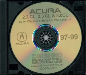 1997–1999 Acura 2.2CL, 2.3CL, 3.0CL Factory Shop Service Manual