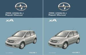 2006 Scion xA Factory Shop Service Manual