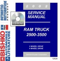 2002 Dodge Ram 2500/3500 Truck Shop Service Repair Manual PDF sample image