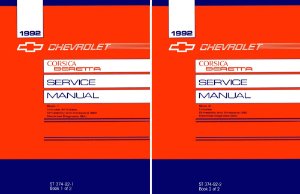 1992 Chevrolet Corsica, Beretta Factory Shop Service Manual