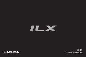 2016 Acura ILX Owner's Manual