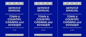 2002 Chrysler Town & Country, Caravan, Voyager Factory Shop Service Manual