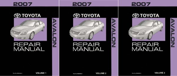 2007 Toyota Avalon Factory Shop Service Manual