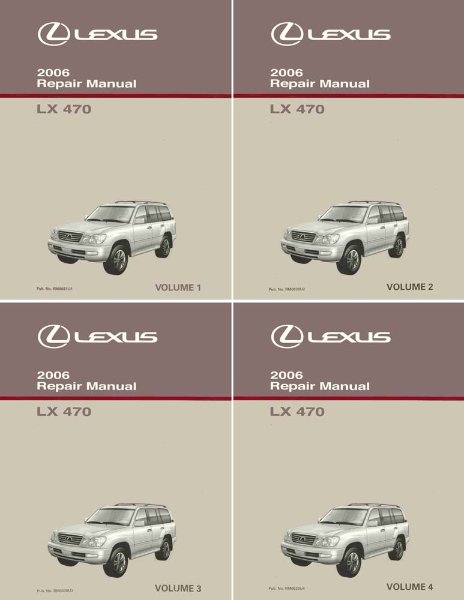 2006 Lexus LX 470 Factory Shop Service Manual