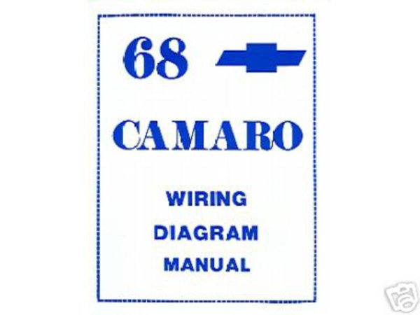 1968 Chevrolet Camaro Wiring Diagrams Manual