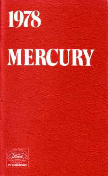 1978 Mercury Monarch Owner's Manual