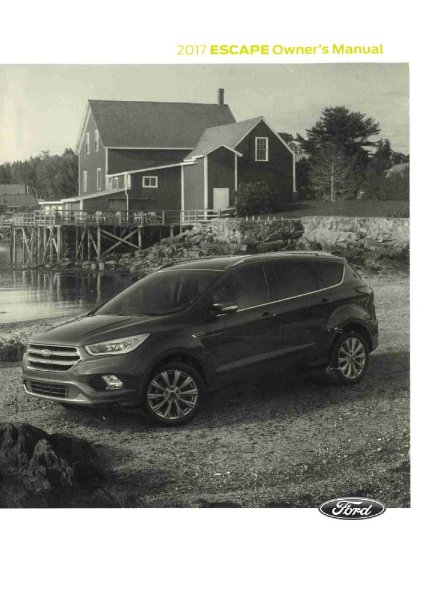 2017 Ford Escape Owner's Manual