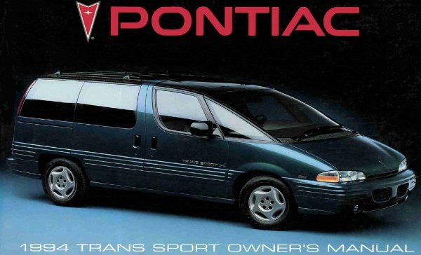 1994 Pontiac Van Trans Sport Owner's Manual