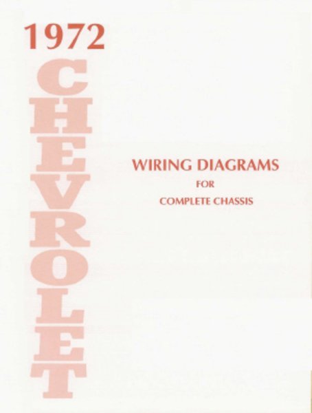 1972 Chevrolet Belaire, Caprice, Impala Wiring Diagrams Manual