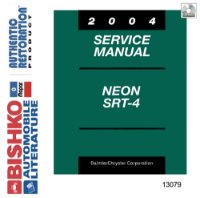 2004 Dodge Neon, SRT-4 Shop Service Repair Manual PDF sample image