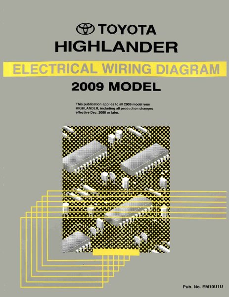 2009 Toyota Highlander Wiring Diagrams Manual