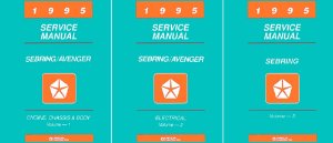 1995 Chrysler Sebring, Avenger Factory Shop Service Manual