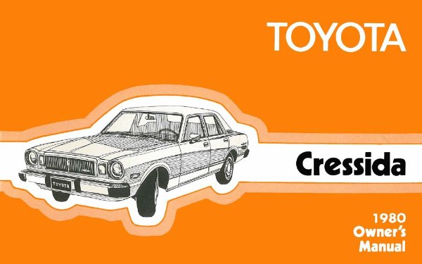 1980 Toyota Cressida Owner's Manual