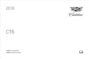 2018 Cadillac CT6 Owner's Manual