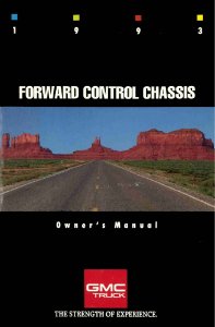 1993 GMC Forward Control Owner's Manual