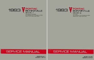 1993 Pontiac Bonneville Factory Shop Service Manual