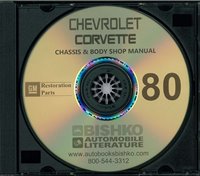 1980 CHEVROLET CORVETTE Body, Chassis & Electrical Service Manual sample image