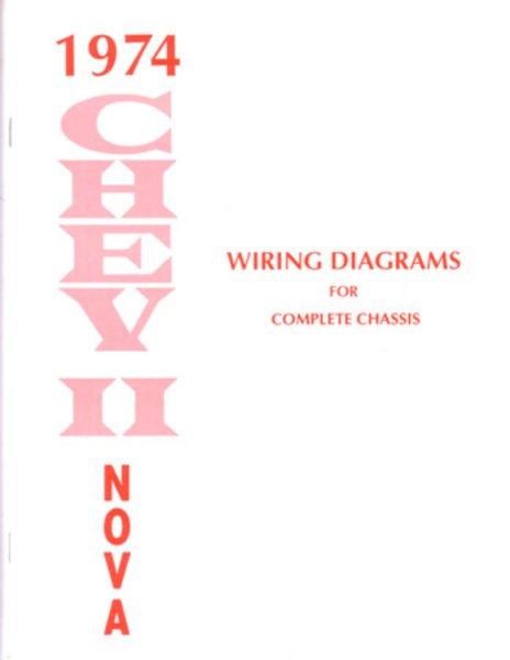 1974 Chevrolet Nova Wiring Diagrams Manual