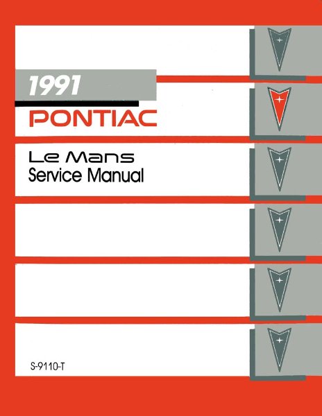 1991 Pontiac Le Mans Factory Shop Service Manual