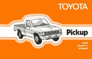 1978 Toyota Pickup Owner's Manual