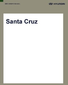 2023 Hyundai Santa Cruz Owner's Manual