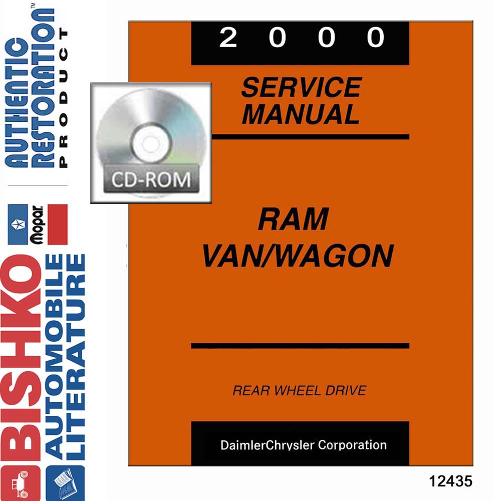 2000 Dodge Truck Ram Van, Ram Wagon Factory Shop Service Manual