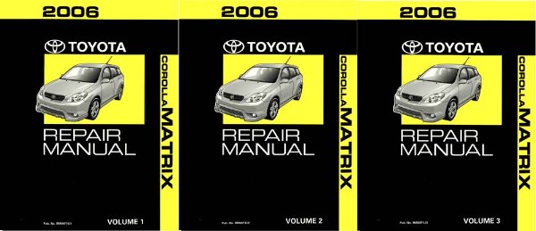2006 Toyota Corolla Matrix Factory Shop Service Manual