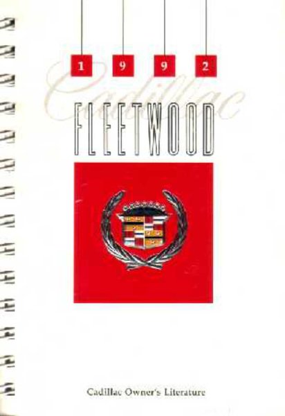 1992 Cadillac Fleetwood Owner's Manual