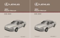 1992 Lexus ES 300 Shop Service Repair Manual