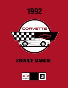 1992 Chevrolet Corvette Factory Shop Service Manual