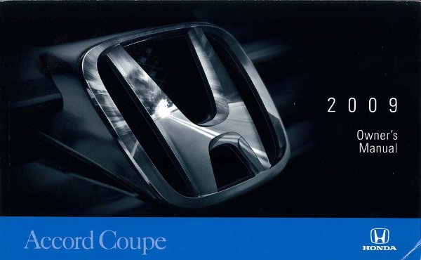 2009 Honda Accord Coupe Owner's Manual