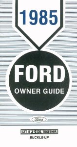 1985 Ford Crown Victoria Owner's Manual