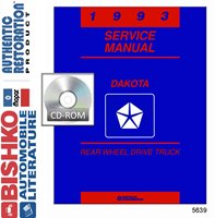 1993 DODGE DAKOTA TRUCK Body, Chassis & Electrical Service Manual sample image