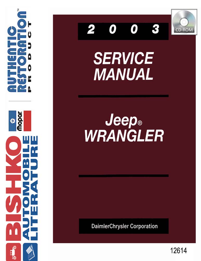 2003 Jeep Wrangler Factory Shop Service Manual