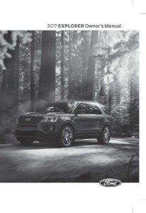 2017 Ford Explorer Owner's Manual