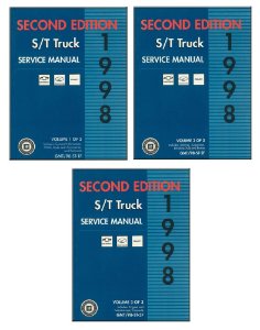 1998 Chevrolet S-10, S-15 Truck Factory Shop Service Manual