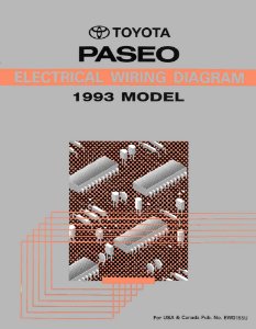 1993 Toyota Celica Wiring Diagrams Manual