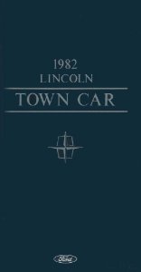 1982 Lincoln Town Car Owner's Manual