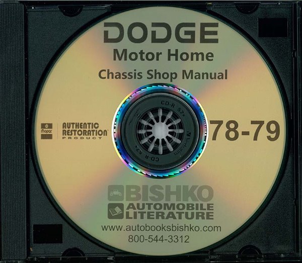 1978–1979 Dodge Truck Motor Home Factory Shop Service Manual