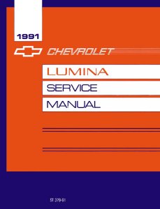 1991 Chevrolet Lumina Factory Shop Service Manual