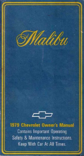 1979 Chevrolet Malibu Owner's Manual