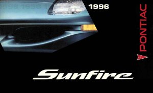 1996 Pontiac Sunfire Owner's Manual