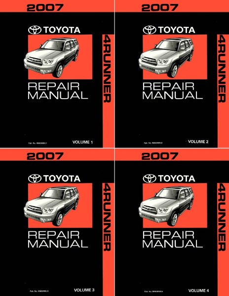 2007 Toyota 4-Runner Factory Shop Service Manual