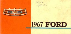 1967 Ford Galaxie, LTD Owner's Manual