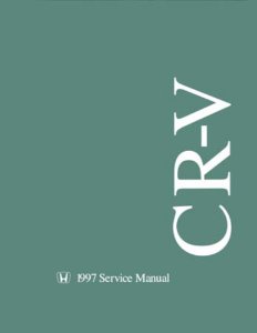 1997 Honda CR-V Factory Shop Service Manual