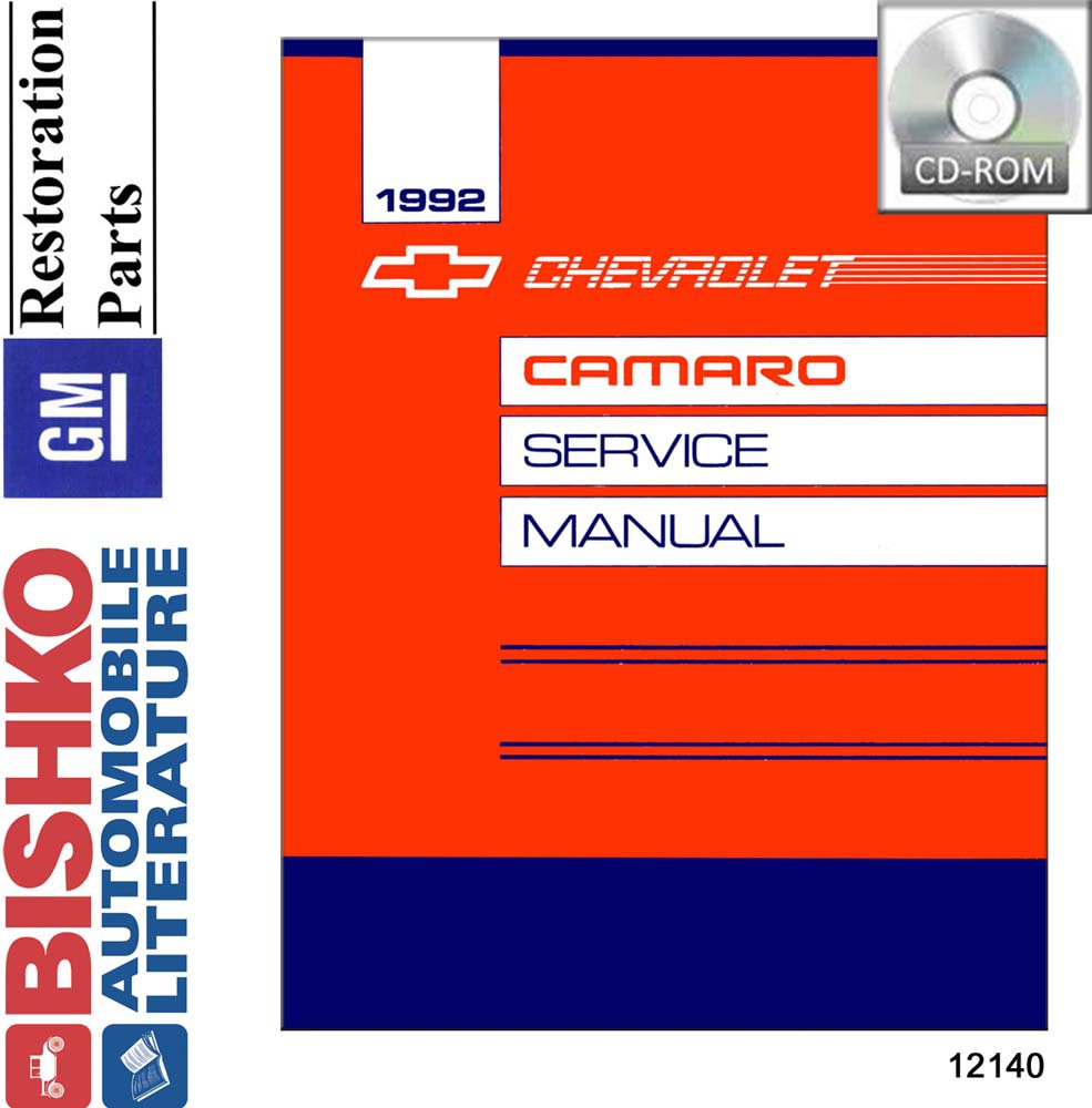 1992 CHEVROLET CAMARO Body, Chassis & Electrical Service Manual