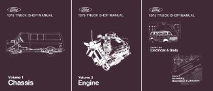 1975 Ford Truck F-100, F-150, F-250, F-350 Factory Shop Service Manual