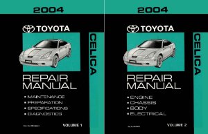 2004 Toyota Celica Factory Shop Service Manual