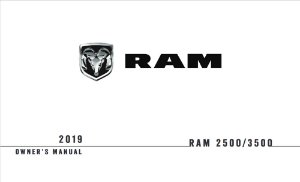 2019 Dodge Ram 2500/3500 Truck Owner's Manual