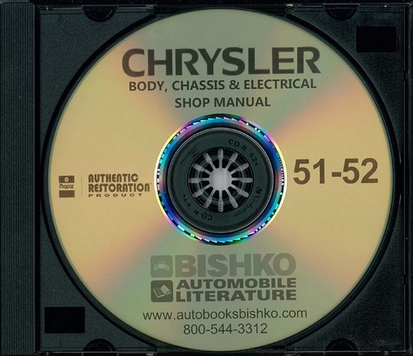 1951–1952 Chrysler All Models Factory Shop Service Manual